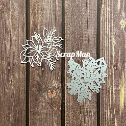 Нож "Пуансеттия", 7,6х6,3 см (Scrapman) Нож "Пуансеттия", 7,6х6,3 см (Scrapman)