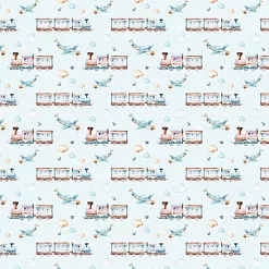 Бумага "Веселый паровозик. Путешествие в детство" (ScrapMania)