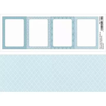 Лист с картинками 10х30 см "Непоседы. Карточки. Мальчик" (ScrapMania)