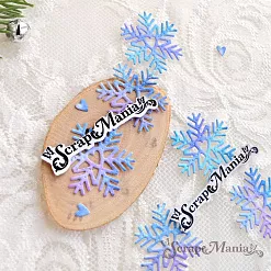 Нож "Добрый праздник. Снежинка", 2,8х3 см (ScrapMania)