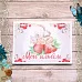 Тканевая карточка "Клубничное детство. Мой альбом" (ScrapMania)