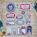 Набор цветного чипборда "Снеговички" (ScrapMania)