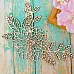 Украшение из чипборда "Цветок" (ScrapКрым)
