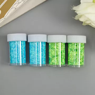 Набор наполнителей для шейкера "Глиттер. Голубой залив" (АртУзор)