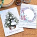 Набор карточек "Новогодние гномы", 7х10 см, 16 шт (ScrapMania)