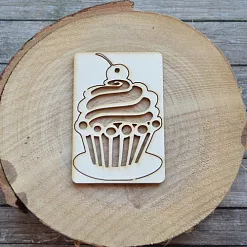 Украшение из чипборда "Мороженое" (ScrapStar)