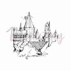 Штамп "Хогвартс 2", 6,4х6,7 см (Memstory)