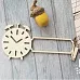 Украшение из чипборда "Рамочка с будильником" (LeoMammy)