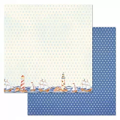 Набор бумаги 20х20 см "Морячок", 12 листов (ScrapMania)