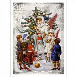 Тканевая карточка "Ангелы. Ангел милосердия" (ScrapMania) Тканевая карточка "Ангелы. Ангел милосердия" (ScrapMania)