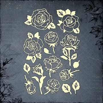 Чипборд "Лабиринты моей души №8", 10х15 см (Ромалетта)