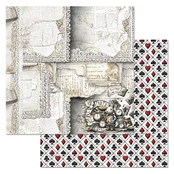 Бумага "Алиса и Чеширский кот. Обрывки историй" (ScrapMania) Бумага "Алиса и Чеширский кот. Обрывки историй" (ScrapMania)