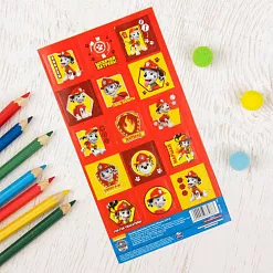 Наклейки 8х15 см "Paw Patrol. Маршал"