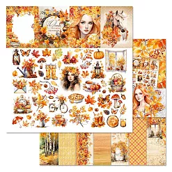 Бумага "Времена года: осень. Картинки" (ScrapMania) Бумага "Времена года: осень. Картинки" (ScrapMania)