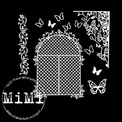 Набор украшений из чипборда "Резная коллекция. Окно" (MiMi Design)