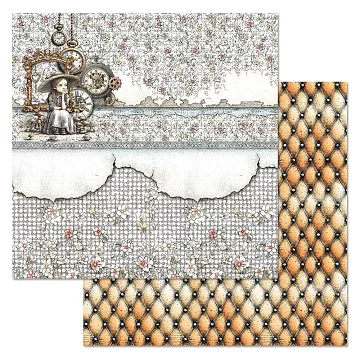 Бумага "Алиса и Чеширский кот. Невозможные возможности" (ScrapMania)