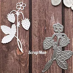 Нож для вырубки "Земляника" (Scrapman)