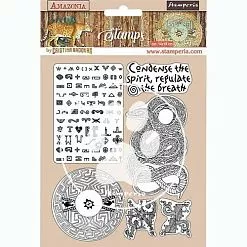 Резиновый штамп "Amazonia. Snake", 6,2х9,3 см (Stamperia)