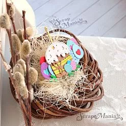 Нож "Пасха. Праздничный кулич", 3,2х4,1 см (ScrapMania)