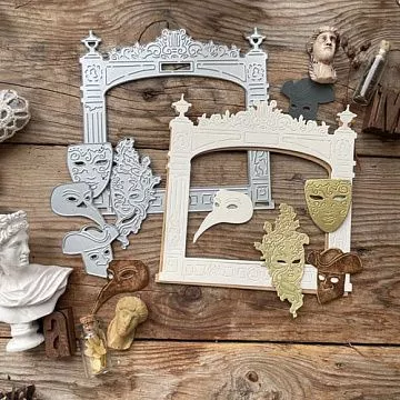 Нож "Весь мир - театр", 11,5х11,5 см (MimiCut)