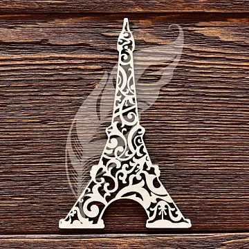 Украшение из чипборда "Эйфелева башня" (AL)