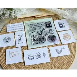 Штамп "Пусть всегда будет солнце", 4,6х2,5 см (AgiArt)