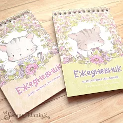 Блокнот на пружине А6 "Непоседы. Девочка", 16 листов (ScrapMania)