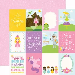 Бумага "Perfect princess. Journaling cards" (Echo Park)