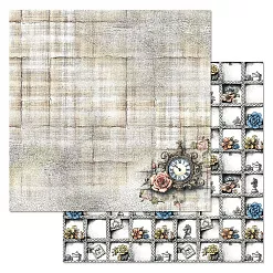 Бумага "Алиса и Чеширский кот. Заблудившиеся часы" (ScrapMania) Бумага "Алиса и Чеширский кот. Заблудившиеся часы" (ScrapMania)