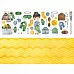 Лист с картинками 10х30 см "Профессии. Рукодельница" (ScrapMania)