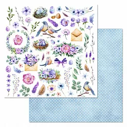 Набор бумаги 30,5х30,5 см "Наше гнездышко", 12 листов (ScrapMania)