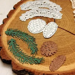 Набор ножей для вырубки "Веточки с шишками" (AgiArt) Набор ножей для вырубки "Веточки с шишками" (AgiArt)