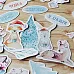 Набор высечек из бумаги "Этника новогодняя", 88 шт (ScrapMania)