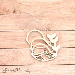 Чипборд "Морячок. Шейкер. Кит. Мини" (ScrapMania)