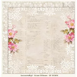 Бумага "House of roses 04" (Lemon Craft)