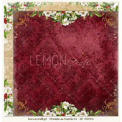 Бумага "Christmas carols 05" (Lemon Craft)