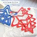 Нож "Звезды со строчкой. Слитная форма", 12х12 см (ScrapMania)