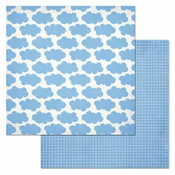 Набор бумаги 20х20 см "Фономикс. Голубой", 12 листов (ScrapMania) Набор бумаги 20х20 см "Фономикс. Голубой", 12 листов (ScrapMania)