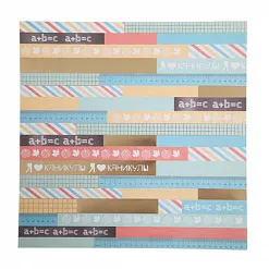 Бумага с фольгированием "Я люблю каникулы" (АртУзор) Бумага с фольгированием "Я люблю каникулы" (АртУзор)