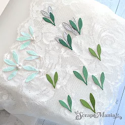 Нож "Листики омелы", 5,1х2,7 см (ScrapMania)