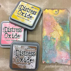Штемпельная подушечка Distress Oxide "Picked raspberry" (Ranger)