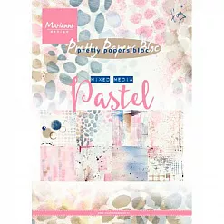 Набор бумаги 15х21 см "Mixed media-pastel. Микс-медиа. Пастель" (Marianne design)