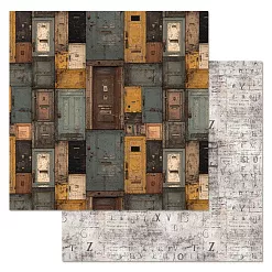 Бумага "Старый архив. Двери" (ScrapMania) Бумага "Старый архив. Двери" (ScrapMania)