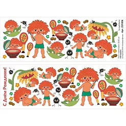 Лист с картинками 10х30 см "Антошка" (ScrapMania)