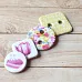 Набор цветного чипборда "Время тюльпанов" (Scrapmania)