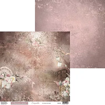 Бумага 30х30 см "Кантри свадьба. Лист 06" (Scrapodelie) Бумага 30х30 см "Кантри свадьба. Лист 06" (Scrapodelie)