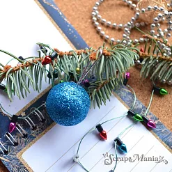 Блокнот на пружине А6 "Новогодний. Мои желания", 16 листов (ScrapMania) Блокнот на пружине А6 "Новогодний. Мои желания", 16 листов (ScrapMania)