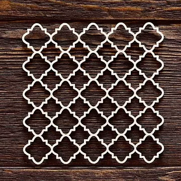 Украшение из чипборда "Фон. Сетка" (AL)