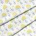 Отрез ткани 39х50 см "Зайки с желтыми цветами" (Cotton)