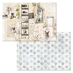 Набор бумаги А4 "Любимые пушистики", 12 листов (ScrapMania)